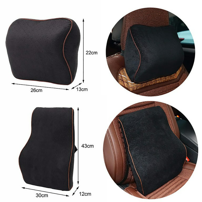 MT Lumbar Cushion Support Pillow Memory Foam Car Seat Home Office
