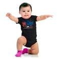 thumbnail image 4 of Dominican Republic Caribbean Dream DR Romper Boys or Girls Infant Baby Brisco Brands NB, 4 of 6