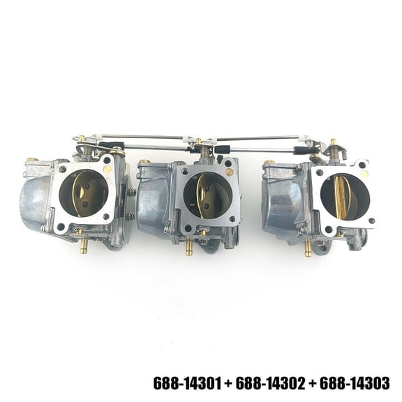 Oversee Carburetor Silver Metal Boat Accessories Kit for Yamaha 2T 85HP 90HP