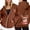 1-Brown, variant on Christmas Hoodies for Women 2025 Long Sleeve Zip Up Reindeer Graphic Hooded Sweatshirt with Pockets Jacket Coat