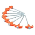 thumbnail image 2 of 8 Inch Heavy Duty Screw In Tent Stakes Secure Your Shelter In Any Outdoor Useful, 2 of 8