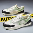 thumbnail image 5 of Men'S Low-Top Sneakers - Breathable Mesh & Synthetic, White & Black Accents, Cushioned MD/Rubber Sole, Lace-Up Casual & Light Sports Shoes  Versatile Footwear, Modern Sneakers for All-Season Comfort,, 5 of 8