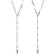 Sanrio Girls/Tweens Hello Kitty & Cinnamoroll Best Friends Necklace, Set of 2 with BFF Charm, 18
