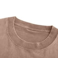thumbnail image 5 of PNTUTB Men's Fashion Solid Color Vintage-inspired Casual Round Neck Short Sleeve Versatile Loose T Shirts, 5 of 5