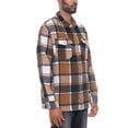 thumbnail image 2 of Woodridge Flannel Co Mens Flannel Shirts Shackets Casual Button Down Long Sleeve Jackets with Pocket, 2 of 5
