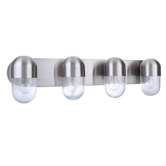 Craftmade Lighting - Pill - 4 Light Bath Vanity-Brushed Polished Nickel Finish