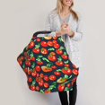 thumbnail image 3 of Haiem Tomatoes Baby Nursing Cover & Nursing Poncho - Multi Use Cover for Baby Car Seat Canopy, Stroller Cover, 360°Full Privacy Breastfeeding Coverage, 3 of 9