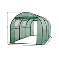 thumbnail image 3 of Machrus Ogrow Premium PE Greenhouse Replacement Cover for Your Outdoor Walk in Tunnel Greenhouse - Green - Fits Frame 180"L x 72"W x 72"H, 3 of 5