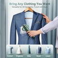 thumbnail image 6 of Jack & Rose Travel Steamer for Clothes, 100-240V Portable Steamer,15s Heat Up, Steamer ＆ Iron 2 In 1, Travel Size Garment Steamer, Large Ceramic Heat Panel, for Global & European Traveling, Green, 6 of 10