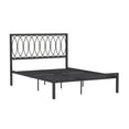 thumbnail image 4 of River Street Designs Naomi Geometric Metal Platform Full Bed, Gray, 4 of 12