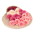 thumbnail image 1 of 50 Cabezas Flores Rosa Artificial Decoración Boda Fiesta 5cm rosa, 1 of 5