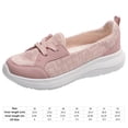 thumbnail image 2 of Zapatillas de deporte sin cordones con soporte para el arco para caminar, zapatos de trabajo casuales antideslizantes para mujeres, 2 of 9