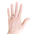 thumbnail image 4 of ANGARA Golden South Sea Cultured Pearl & Ruby Double Halo Ring in 14K Rose Gold for Women | June Birthstone, Birthday, Anniversary, Jewelry Gift for Women | Pearl Ring, 4 of 9