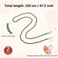 thumbnail image 3 of Correa de Cadena para Bolsa Uxcell [2Pcs] - 47.2 Pulgadas Correas de Bolsa Cruzada de Metal para Uso en Bolsa y Bolsa Cruzada y Bolso de Mano - [Dorado Claro y Verde Claro], 3 of 6