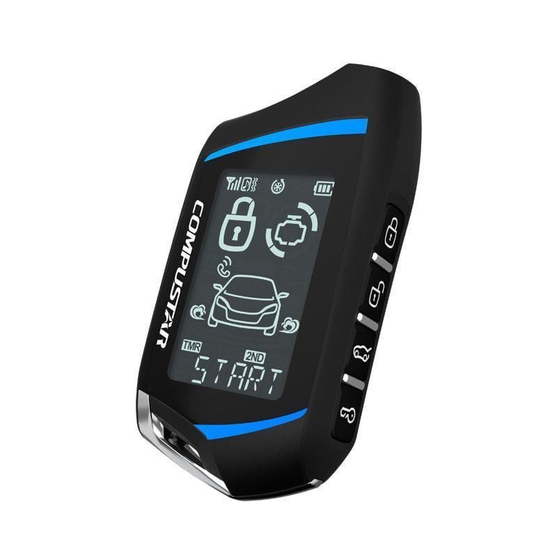 Compustar 2 Way LCD 4 Button FM Remote Replacement FT2WT9RFM