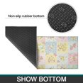 thumbnail image 6 of Pioneer Flower Floral Print Pattern Kitchen Rugs Sets Of 2, Anti Fatigue Non Slip Washable Floor Mats for Kitchen Sink Laundry, 17X30 Inch + 17X47 Inch, 6 of 6