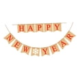 thumbnail image 4 of WASHWEPE Burlap New Year Party Banners Swallowtail for Happy New Year Decorations 1 Set, 4 of 8