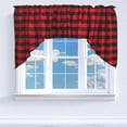 thumbnail image 6 of Buffalo Check Poplin Swag Window Valance 72" Wide / 36" Tall, 6 of 8