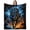 Horse, variant on Fiery Blue Wolf Blanket Gifts for Women Men Adults Wolfs Lovers Cozy Plush Lightweight Cool Wolfs Throw Blankets for Bedding Sofa Decor Birthday Gifts 50×40 Inch