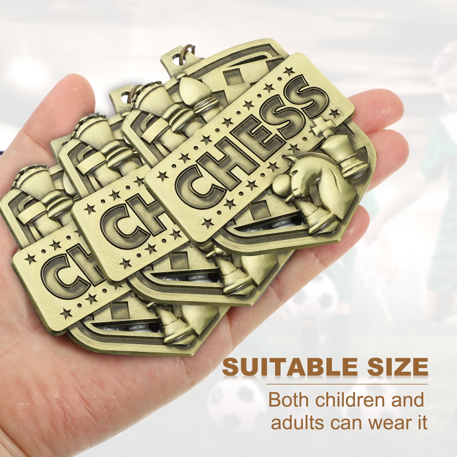 Uxcell  Tournament Award Medals with Ribbons, Winner Medals Prizes for Competitions Sports Party Gold