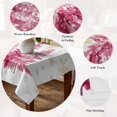 thumbnail image 5 of Pink Trees Christmas Table Cloth Waterproof Tablecloths, Xmas Tree Snowflake Winter Tablecloth Dining Table Cover for Kitchen Party Tabletop Outdoor, Square Tablecloth 54x54 Inch, 5 of 9