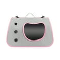 thumbnail image 3 of Portable Pet Bag Backpack for Cats Small Dogs with Scratch-Proof Sturdy Base Roll-Up Curtain Large Storage Compartment Ventilated Mesh Windows Comfortable Padded Shoulder Straps Removable Washable, 3 of 3