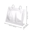 thumbnail image 3 of 2pcs Table Standing Photo Album Clear Picture Holder Pockets Acrylic Flip Mini Photo Book, 3 of 8