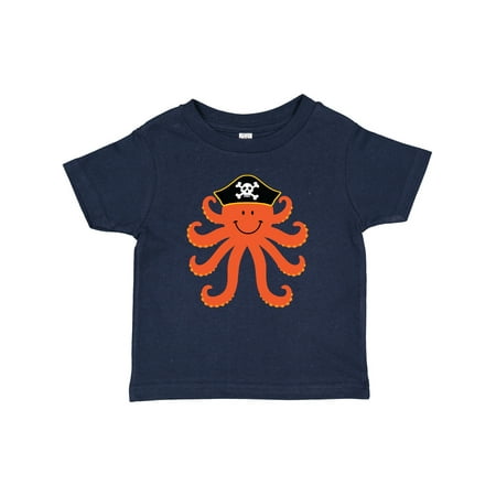 

Inktastic Pirate Octopus Kids Funny Gift Baby Boy or Baby Girl T-Shirt