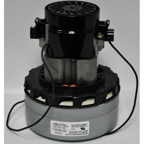 Ametek Lamb 5.7 Inch 2 Stage 240 Volt Quiet Series Motor 116590-00