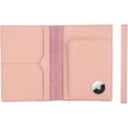 thumbnail image 2 of Albatross Leather Travel Passport Holder, Minimalist Design, Calfskin Leather Case for Women and Men - Slim Passport Wallet, Bifold, RFID Blocking, with AirTag Holder, Pale, 2 of 7