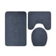 thumbnail image 1 of Cateissary 3x Pedestal de baño ecológico, tapa de inodoro suave y absorbente, fácil de limpiar e instalar, moderno Juegos de accesorios de baño azul oscuro, 1 of 6