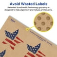 thumbnail image 5 of Avery Kraft Brown Star Labels, 2-1/4" x 2-3/8", 180 Labels, 5 of 9