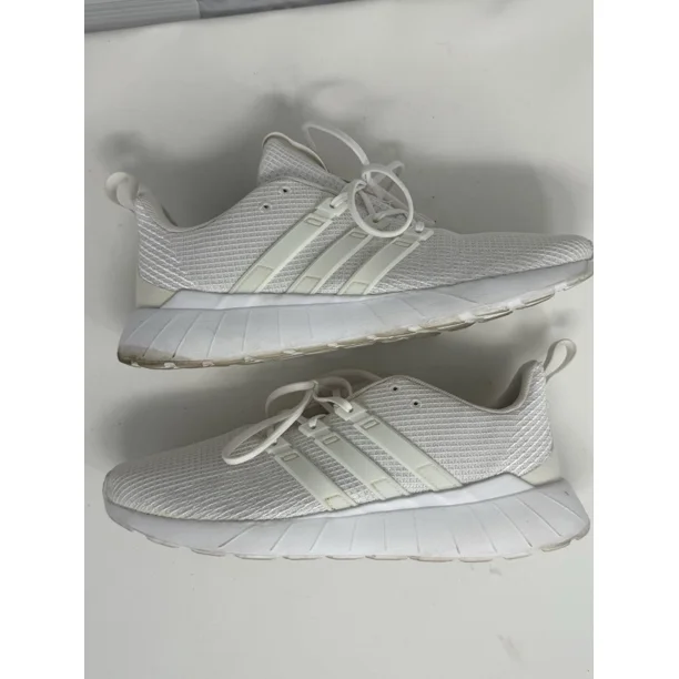 Men’s Adi-das Questar Flow ‘Triple White’ - Size 12 - Used No Box