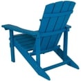 thumbnail image 3 of Home Square 2 Piece Faux Wood Adirondack Chair Set In Blue, 3 of 5