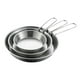 thumbnail image 4 of 3x sartén de acero inoxidable, cacerola de cocina, juego de mango portátil, sartén para carne, antiadherente para cocina de Gas eléctrica, cocina, 4 of 8