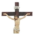 thumbnail image 4 of Ebros Jésus Christ sur la Croix avec Base de Rose de Sharon Statue Décorative Crucifix, 4 of 7
