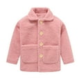 thumbnail image 2 of Huowey Baby Toddler Girls Long Coat Kids Winter Jacket Warm Outwear Clothes Stylish Dailywear, 3-4 Years, 2 of 6