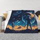 thumbnail image 1 of Balery Astronaut In A Space Suit On The Planet Manta de Franela con Dibujo, Lujo Ultra Suave y Cálido, Antipelusa y Resistente a las Arrugas para Cama, Sofá, Camping -80"x60", 1 of 6