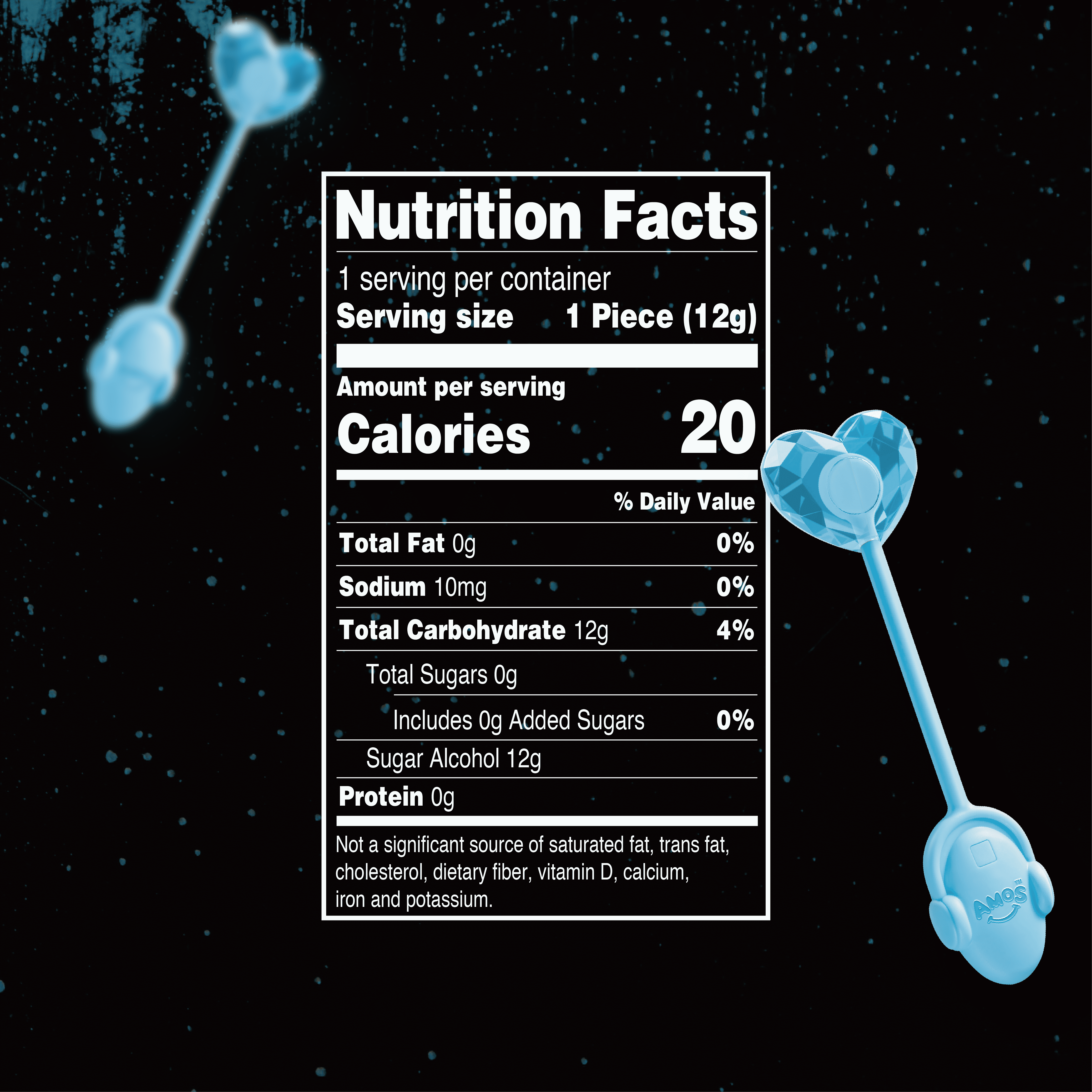 TastySounds Audio Lollipop-Blueberry 0.42oz