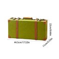 thumbnail image 3 of Vintage Suitcase Antique Trunk Decorative Box Travel Accessory Photography Props Case Collectible Storage Solution, 3 of 9
