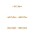 thumbnail image 2 of Guardurnaity Bufanda anillo con diamantes de imitación galvanoplastia aleación bufandas hebilla tallado joyería pañuelo accesorios broches para mujer oro Type2 NO2 Guardurnaity CBP354376, 2 of 6