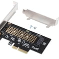 thumbnail image 4 of Adaptador M2 M.2 SSD Tarjetas de Expansión de Computadora Hugo Adaptador PCIE a NVMe M2, 4 of 6