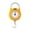Yellow, variant on Portable Pointers Hook Spring Hanging Scale 10kg Weighing for Fishing Pocket Luggages Blue/Yellow