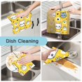 thumbnail image 2 of Cartoon Cat and Paw Dish Towels 6 Pack Kitchen Cleaning Dish Cloths Absorbent Reuseable Cleaning Cloths 11'' x 11'', 2 of 9