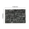 thumbnail image 2 of Raindrops Tank Background Background Board Dark Grey PU Turtle Tank Decoration 1Pack, 2 of 6