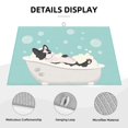 thumbnail image 4 of Easygdp French Bulldog Taking A Bath Microfiber Absorbent Dish Drying Pad,Kitchen Drying Mat,Can Be Hung, Strong Water Absorption Capacity,Quick Drying, 4 of 9