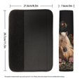 thumbnail image 6 of Chririnla Car Seat Belt Pads Non-Slip Polyester, Compatible with, Suitable for Truck, Horse Floral Design, 6 of 8