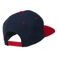 thumbnail image 4 of Smile Face Embroidered Two Tone Cap - Navy Red OSFM, 4 of 5