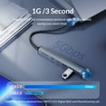 thumbnail image 4 of ORICO Aluminum Type C USB 3.0 HUB 4 Port Multi Splitter PD60W TF SD Reader OTG For Lenovo HUAWE Macbook PC Computer Accessories, 4 of 9