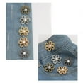 thumbnail image 6 of 8 Set Pant Waist Tightener Flower Buttons Pins For Loose Jeans, 2025 New Adjustable Waist Buckle Extender Set Pants Clips, No Sewing For Jeans, Skirts, 6 of 6